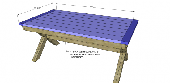 The Design Confidential Free DIY Furniture Plans to Build an Outdoor Toscana Table